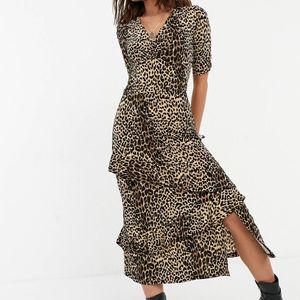 ASOS leopard print dress size medium in great condition. Used once